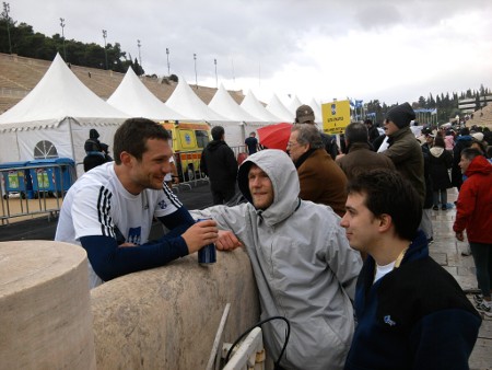 Athens Marathon finish