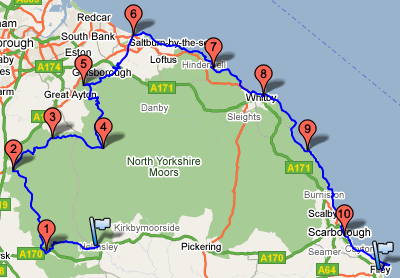 Route overview